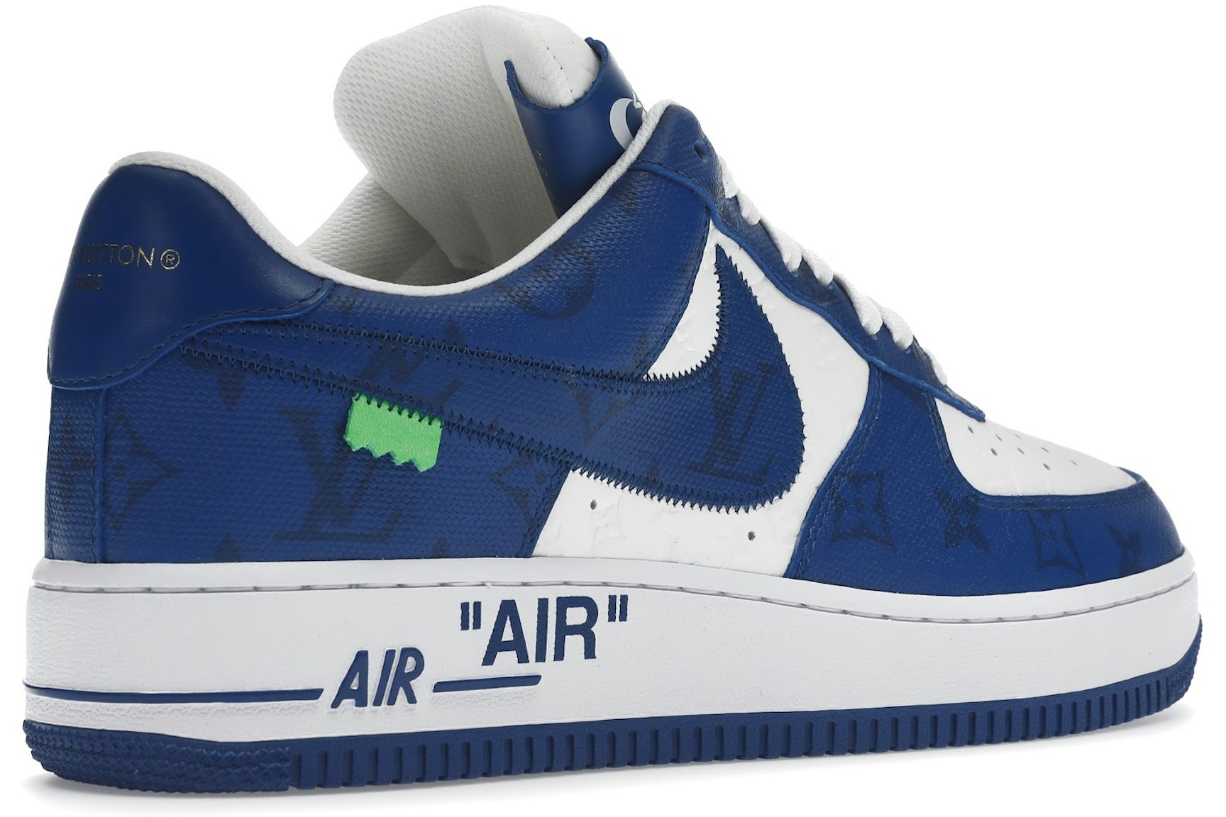 Louis Vuitton Nike Air Force 1 Low By Virgil Abloh White Royal-4