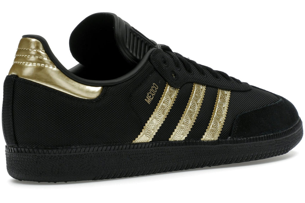 adidas Samba OG Mexico Black Gold Metallic-4
