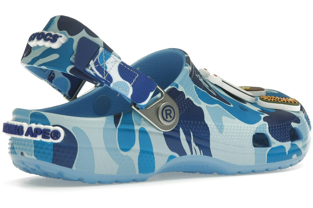 Crocs Classic Clog A Bathing Ape ABC Camo Blue